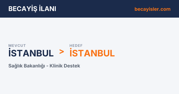 becayiş - İstanbul Becayiş İlan Görseli